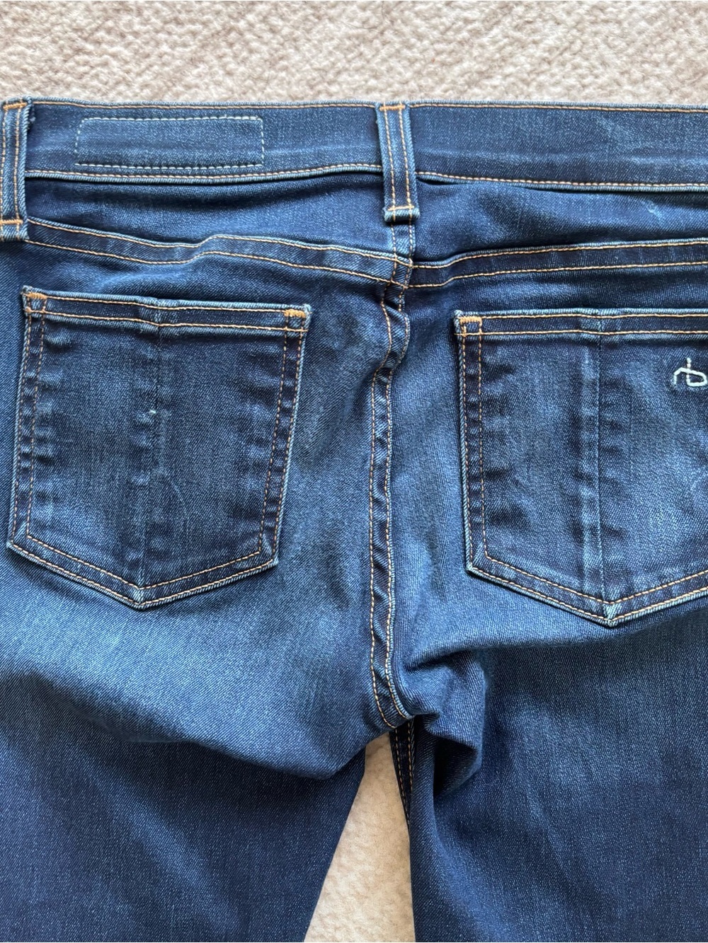 rag & bone Dark Blue Skinny Jeans Denim Women’s 25 - Picture 12 of 13